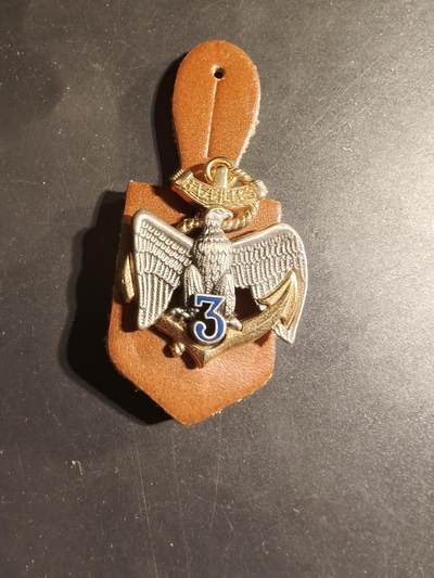 老王徽章第168期 - 法国海军陆战队第3步兵团证章