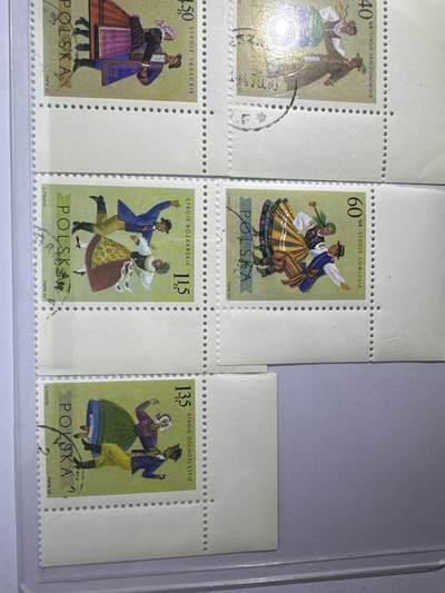 12.26邮票专场 波兰1969年民间舞蹈6枚