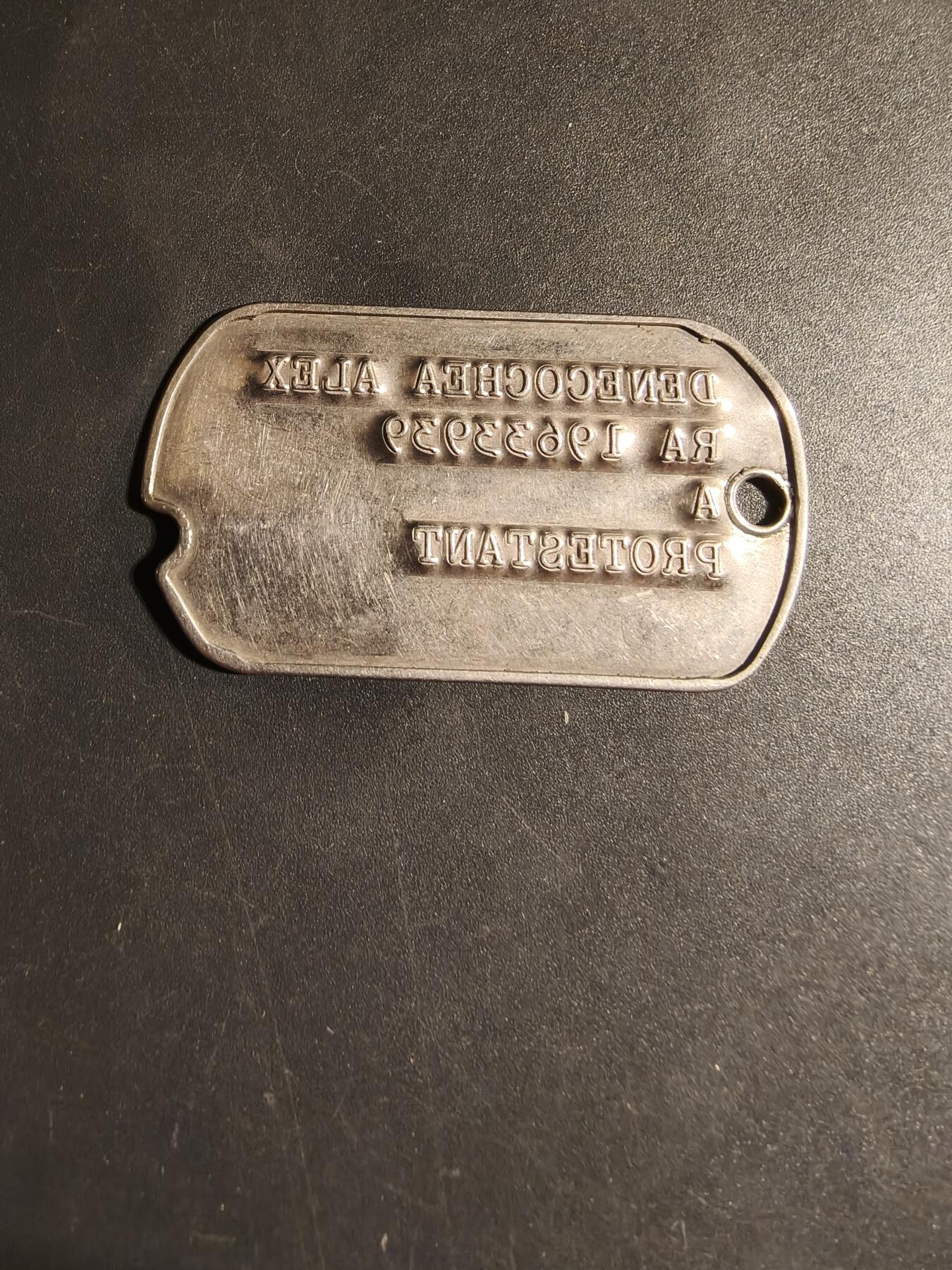 老王徽章第168期 美军狗牌    新教徒