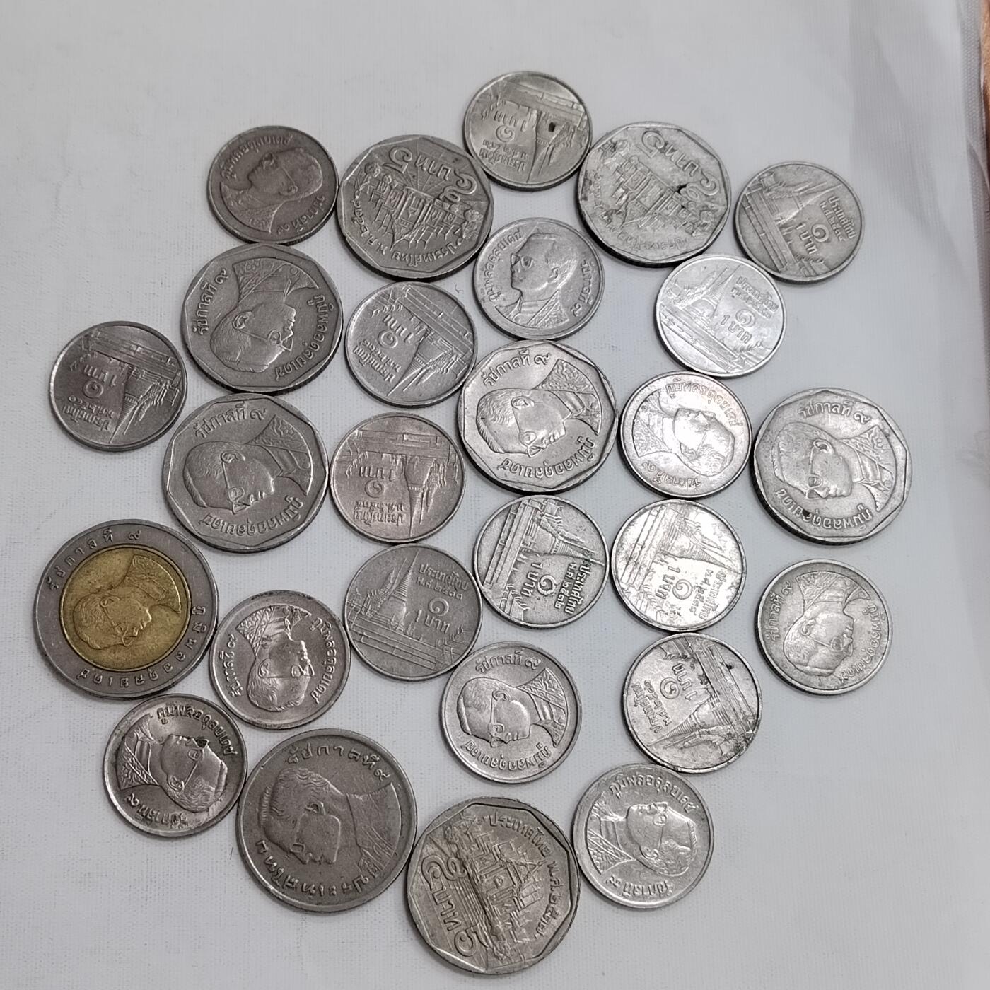 PCAI钱币 6-640  香港币与外币小专场 泰铢