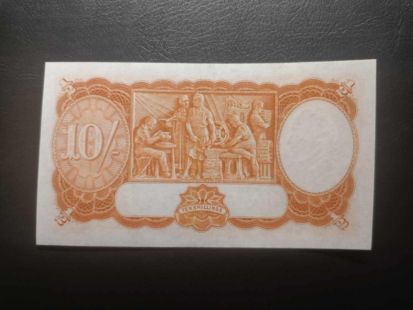 2025十二月第一期，总206期 澳大利亚1949年10先令AUNC，乔治六世国王和工匠浮雕，中期签名