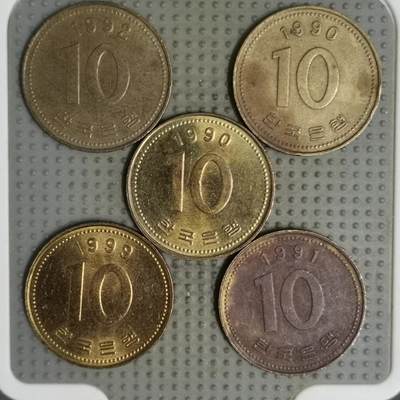 2025年第132场各国散币拍卖（总第132场） - 韩国10元5枚