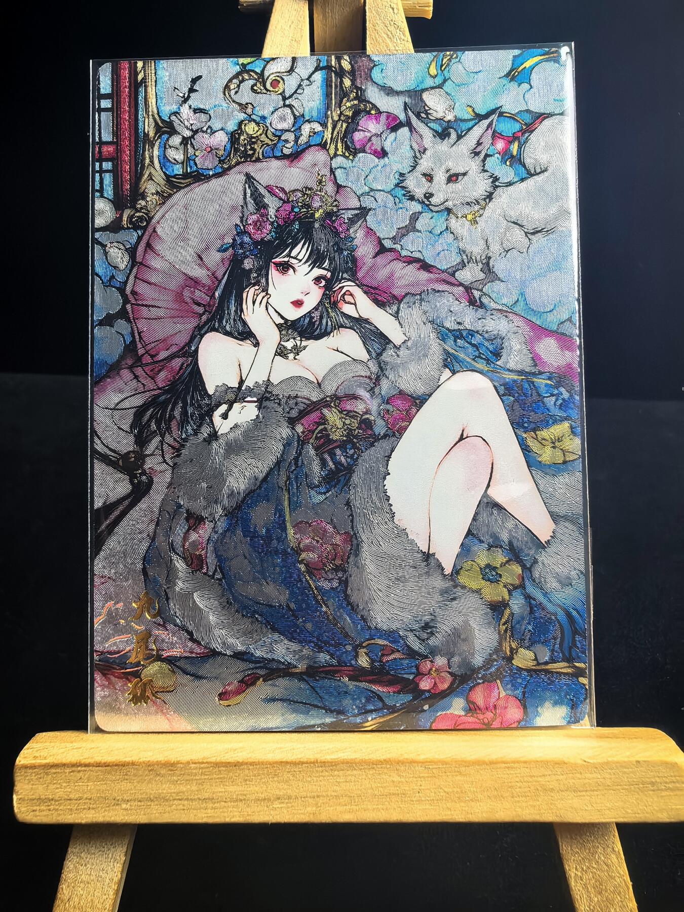 无佣金 不寄存 不收拍 链接少 我只是一个小小的卡牌收藏玩家   需要多宫大佬请私聊 部分卡牌设有底价（不想玩的那么累，即使有底价也会比市场价便宜的多，懂的自然懂） 拒绝小号抬价 大家放心拍 所有拍品部分套有卡膜 部分卡牌多宫 自制卡牌 不包厂瑕 放大镜 品控 勿拍 流拍商品会循环 感谢大家支持 留个关注 不定时上新 谢谢 奇点卡牌 九尾狐粗闪