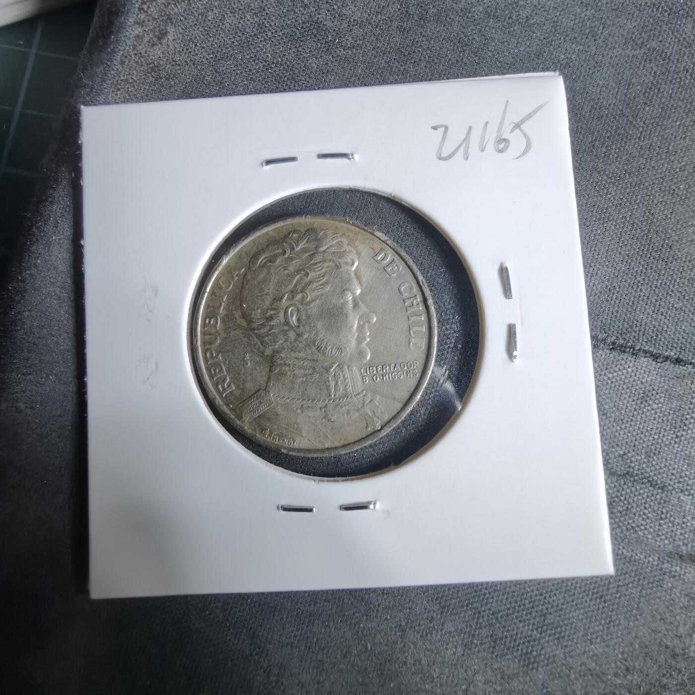 沼泽如烟--第921场 智利1977年1比索