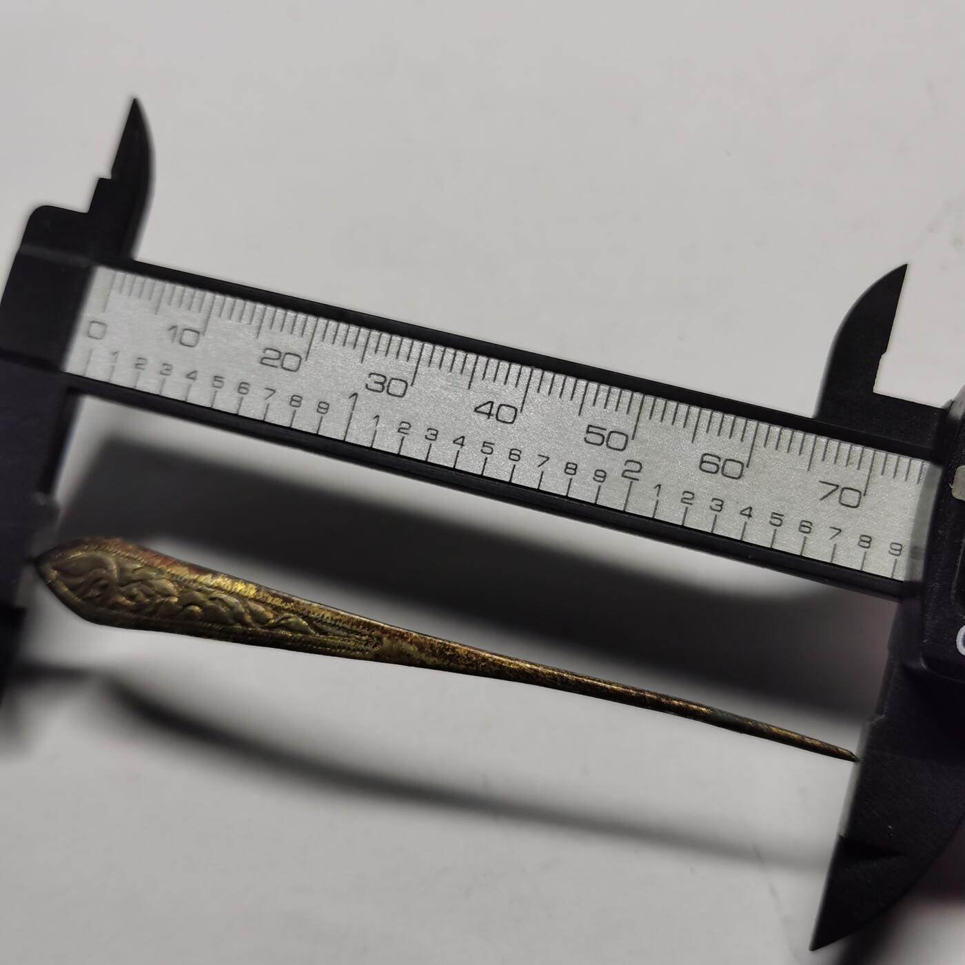 杂件专场86期 清代老银鎏金发簪