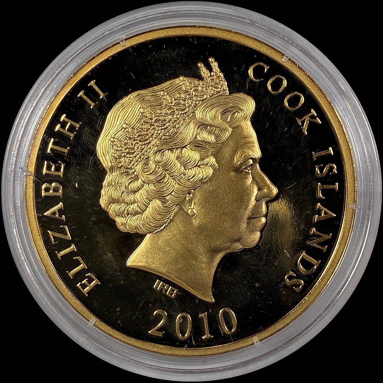 【雨安】【直播拍卖】【世界币章118期-裸币】2025-12-05 周五 19:30 保真 [现代裸币] Cook Island 库克群岛 1元 2010年 德国科隆大教堂 塑料盒子有破损