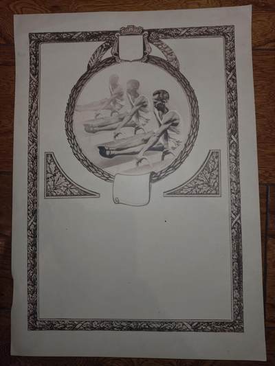 凯旋世界勋赏（第20期）（欢迎送拍）（对拍品有疑问请询问客服，不接受到手刀，出价默认拍品品相。请认真阅读拍卖规则！出价默认已认可！）（收到货请录制开箱视频，无视频概不处理问题。） - 体育体操类证书模版