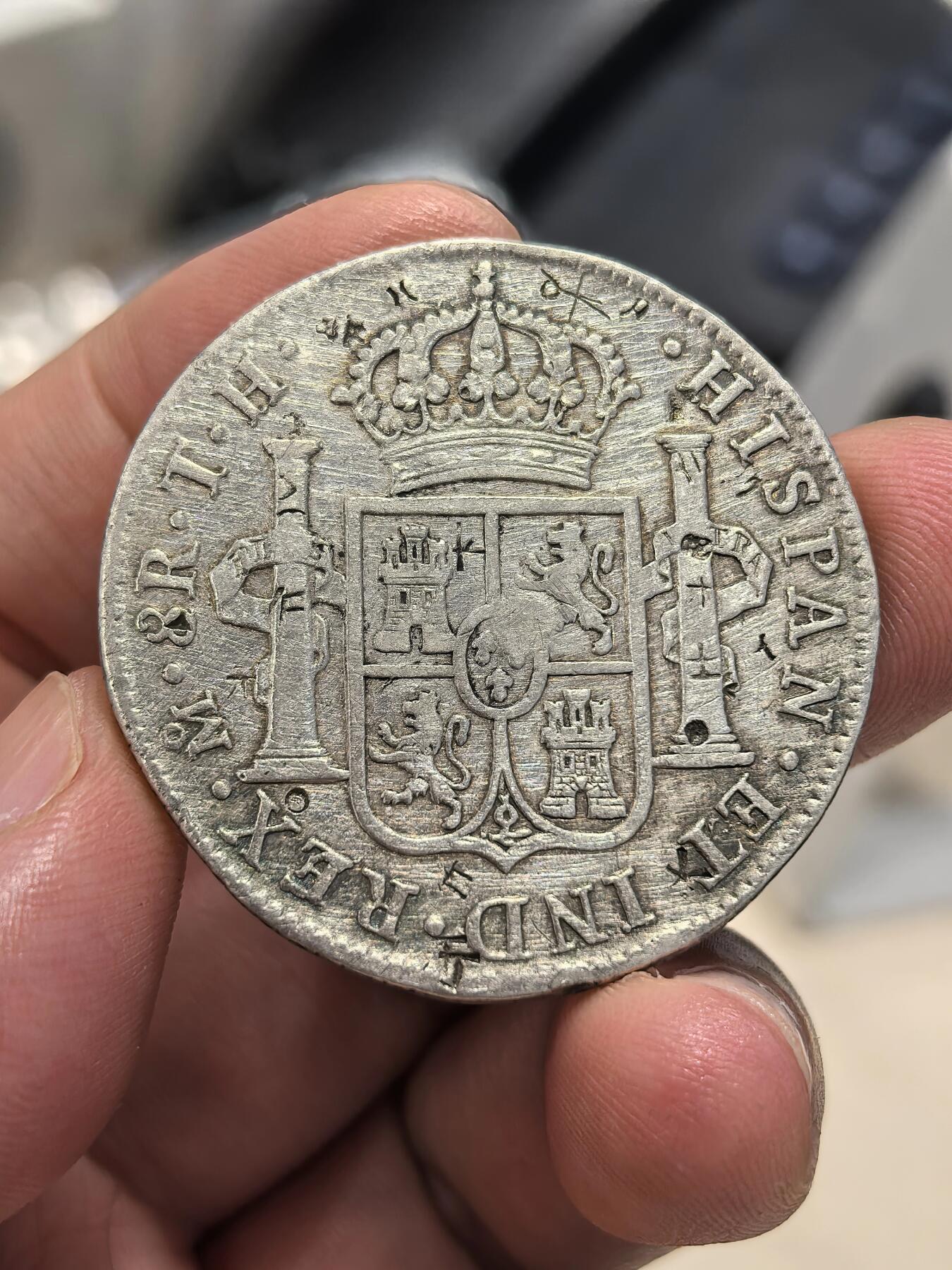 博洋堂世界钱币拍卖第150期（全场包邮） 墨西哥卡洛斯四世1806MO TH 历史流通见证品