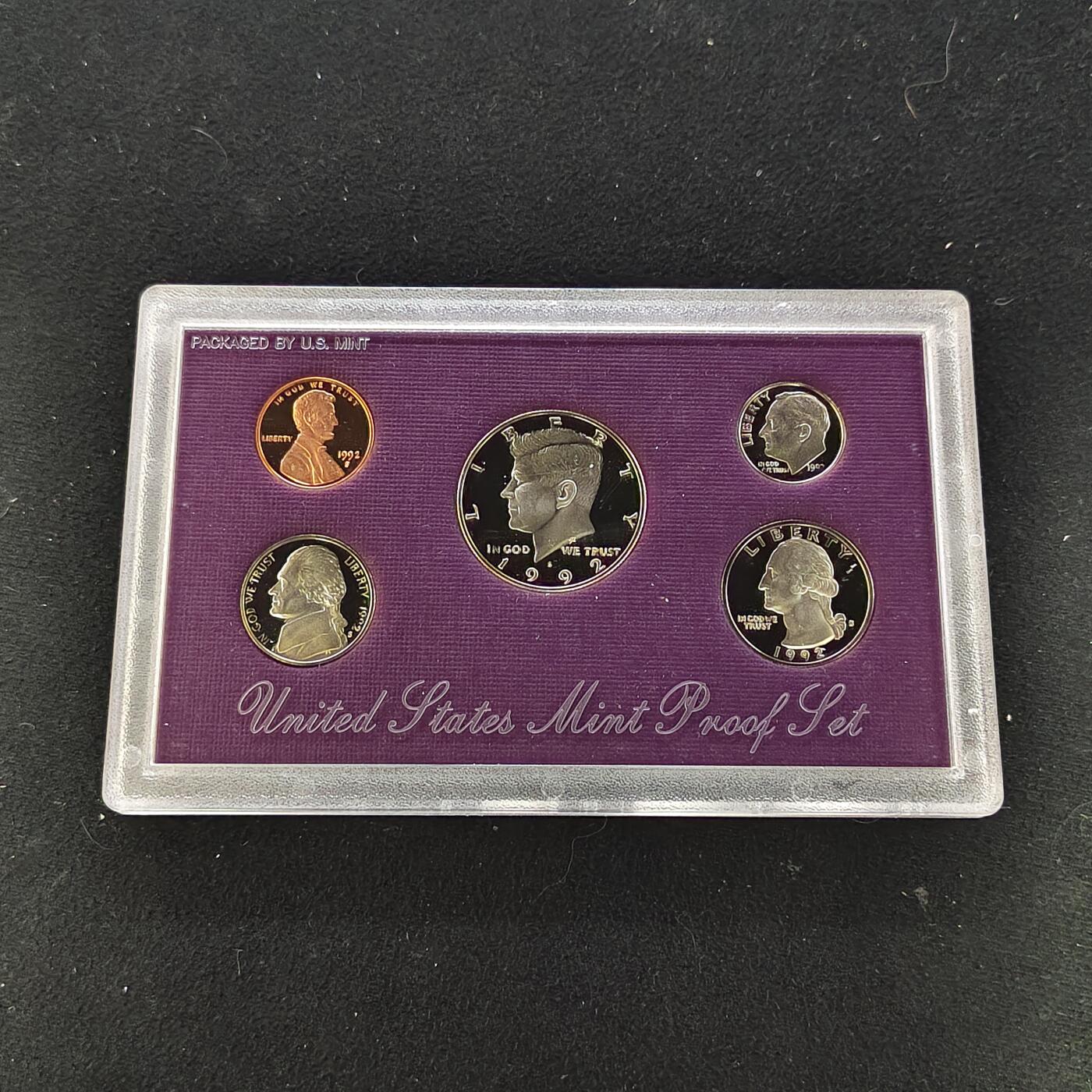 【全场包邮】纯粹捡漏拍483场（免费代拍第20场） 美国1992年官方封装套币