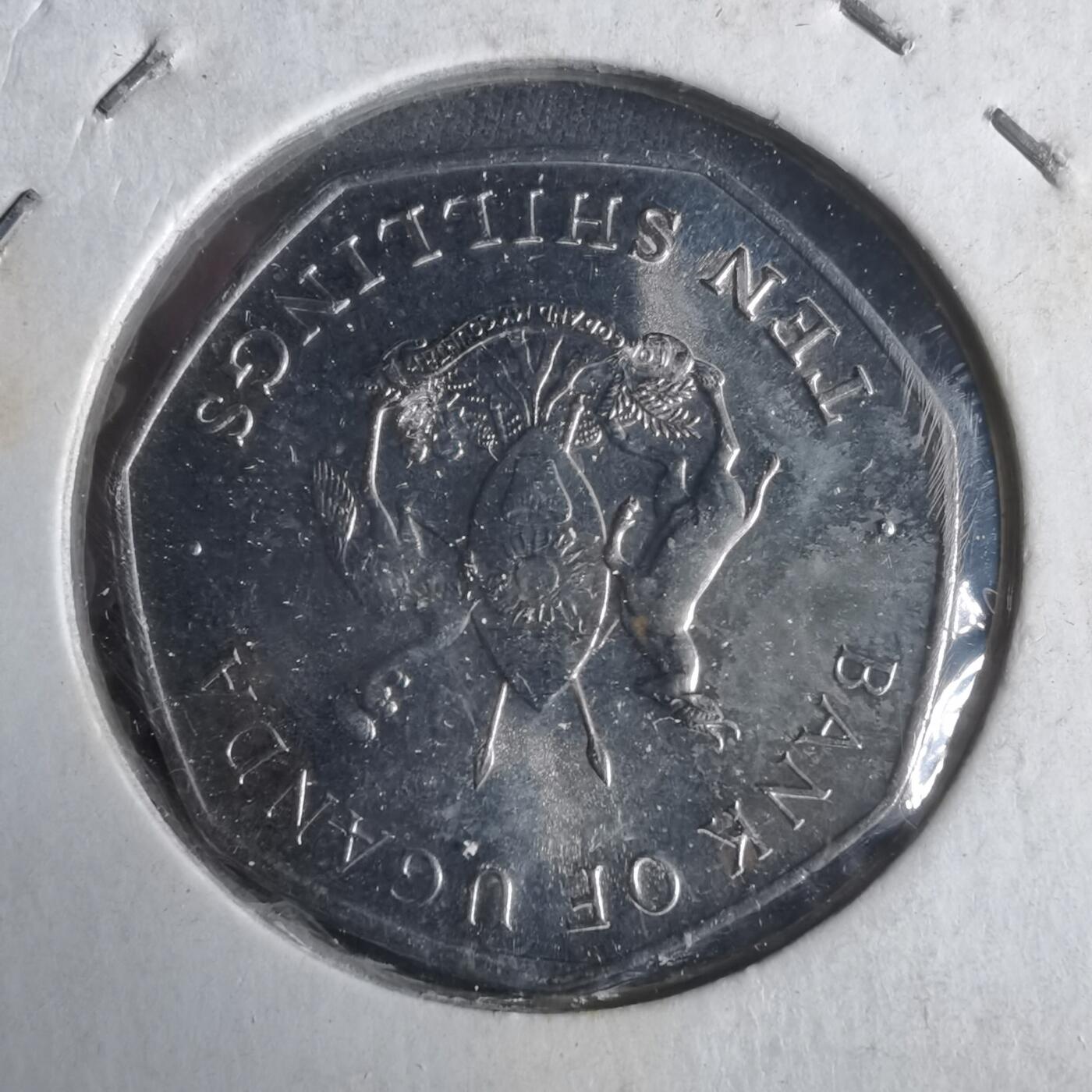 沼泽如烟--第921场 乌干达1987年10先令