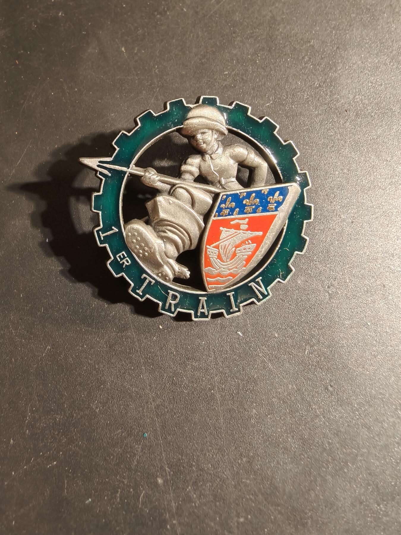 老王徽章第168期 法国第1铁路运输团证章