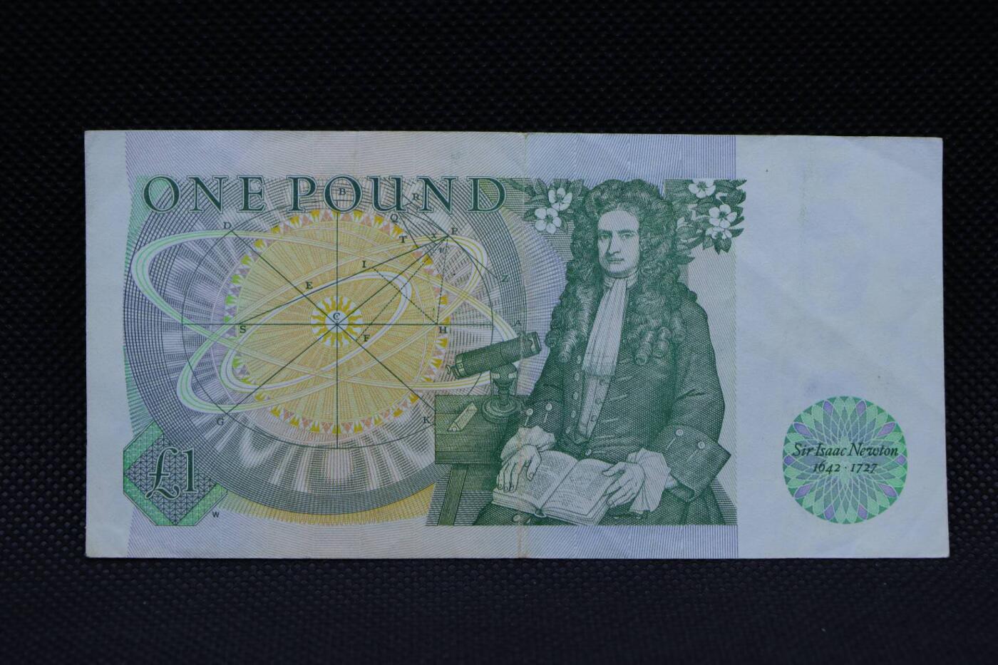 【淘币小摊】限时拍第八百二十一拍  纸币场  满百包邮可预留两周  周一统一发货   英格兰银行1镑纸币【有折】