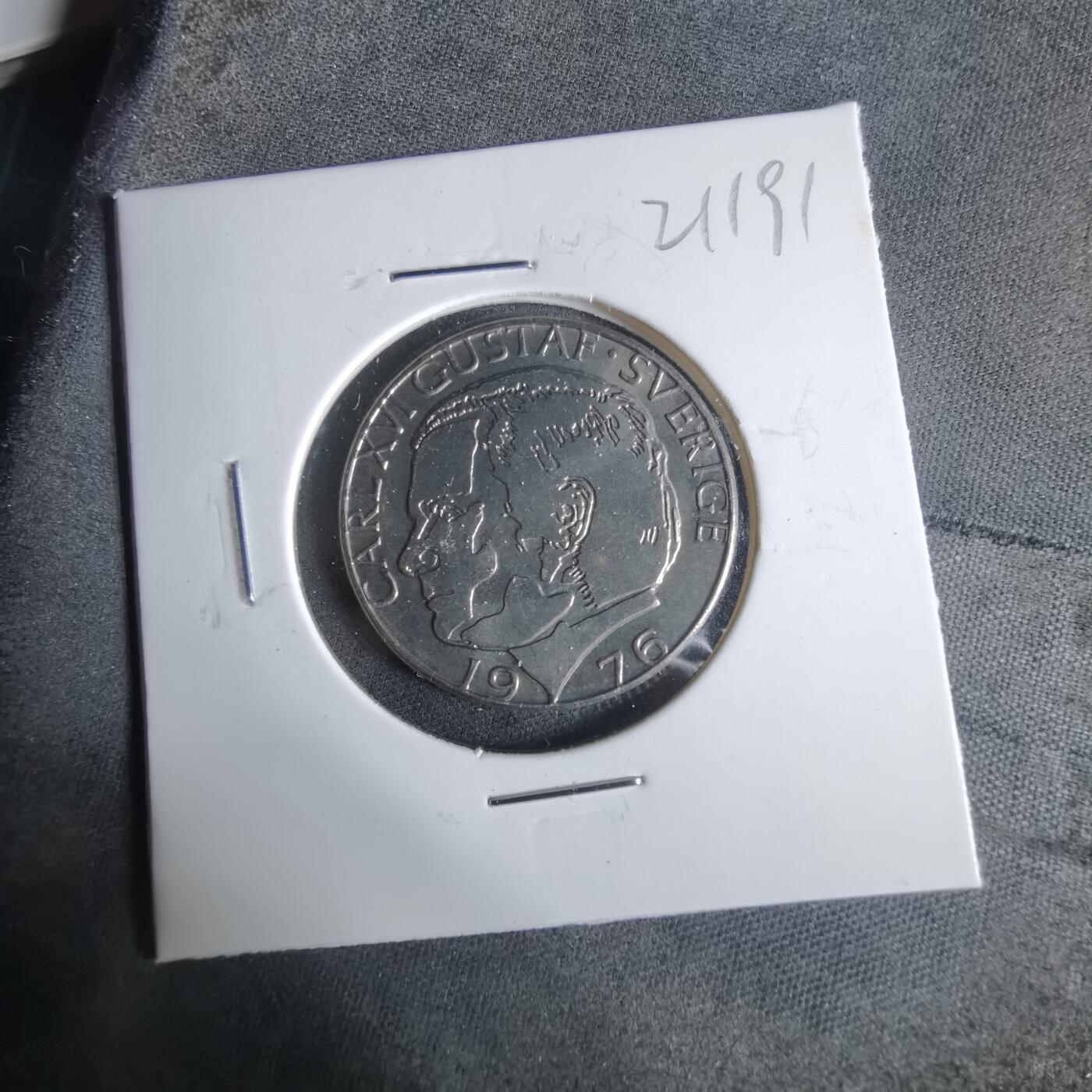 沼泽如烟--第921场 瑞典1976年1克朗