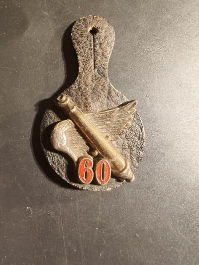 老王徽章第168期 - 法国第60炮兵团证章