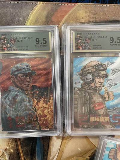 第十五期（周日截拍）惊喜不断看简介 - 小花瓣艺术文创 抗战胜利 9.5分一对