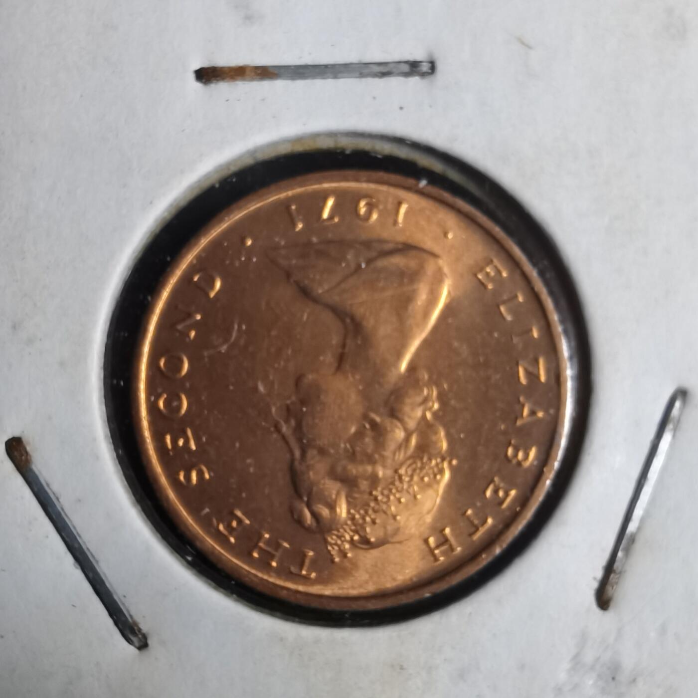 沼泽如烟--第921场 马恩1971年半便士