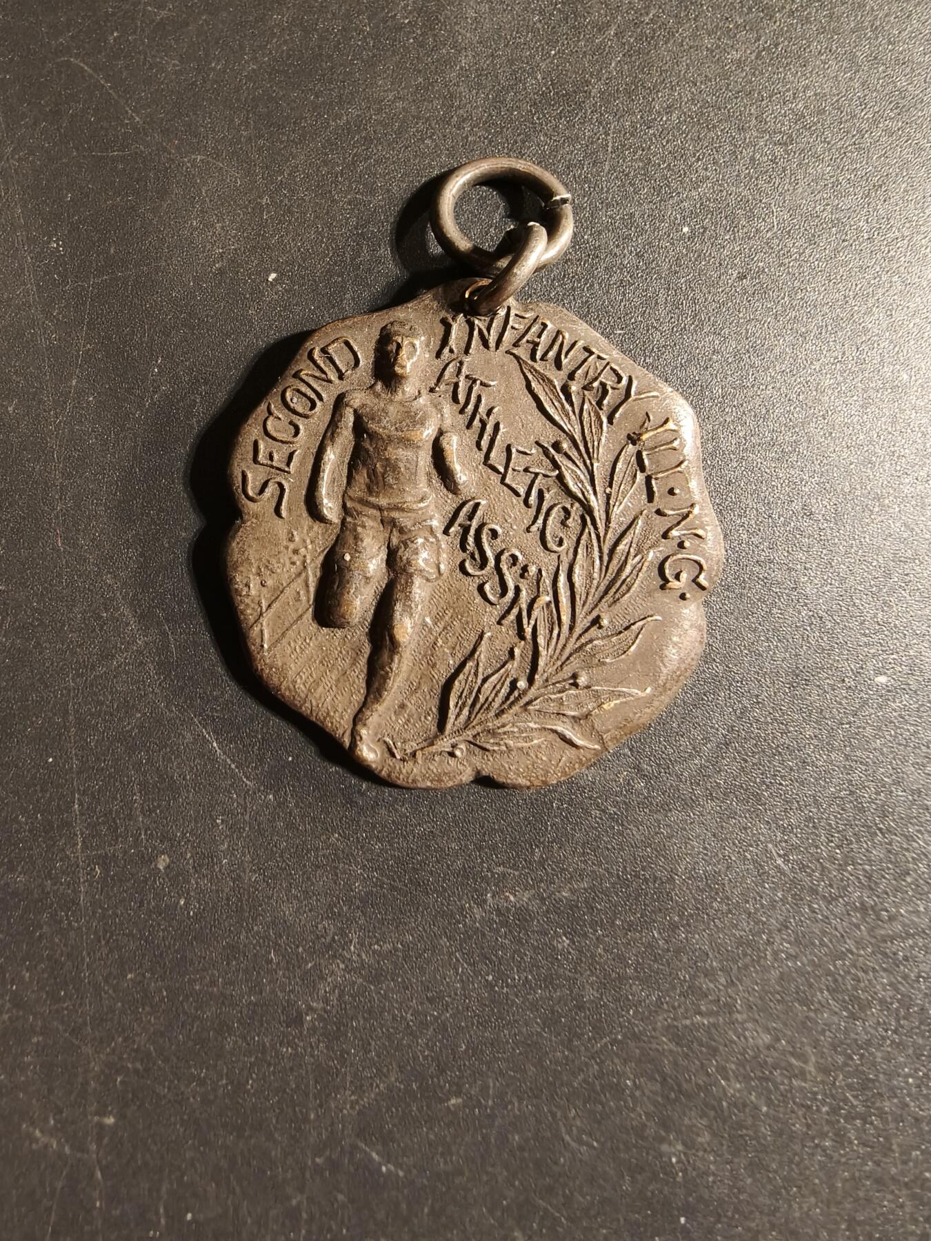 老王徽章第168期 美国第二步兵体育协会纪念章     实发