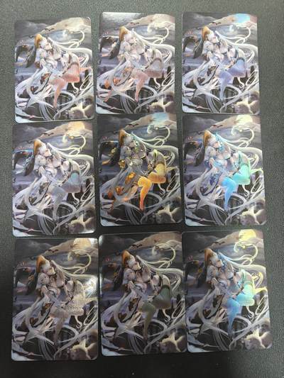 天玑星卡拍第146期《12.4周四截拍》持续收拍收评中 满赠卡需备注 - 动漫美女 彩闪 9张 自制卡