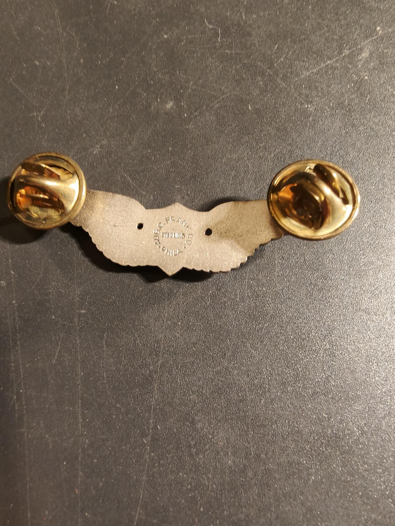 老王徽章第168期 美国空军军医技能章 925银 2英寸    少见厂标