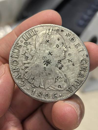 博洋堂世界钱币拍卖第150期（全场包邮） - 墨西哥卡洛斯四世1806MO TH 历史流通见证品