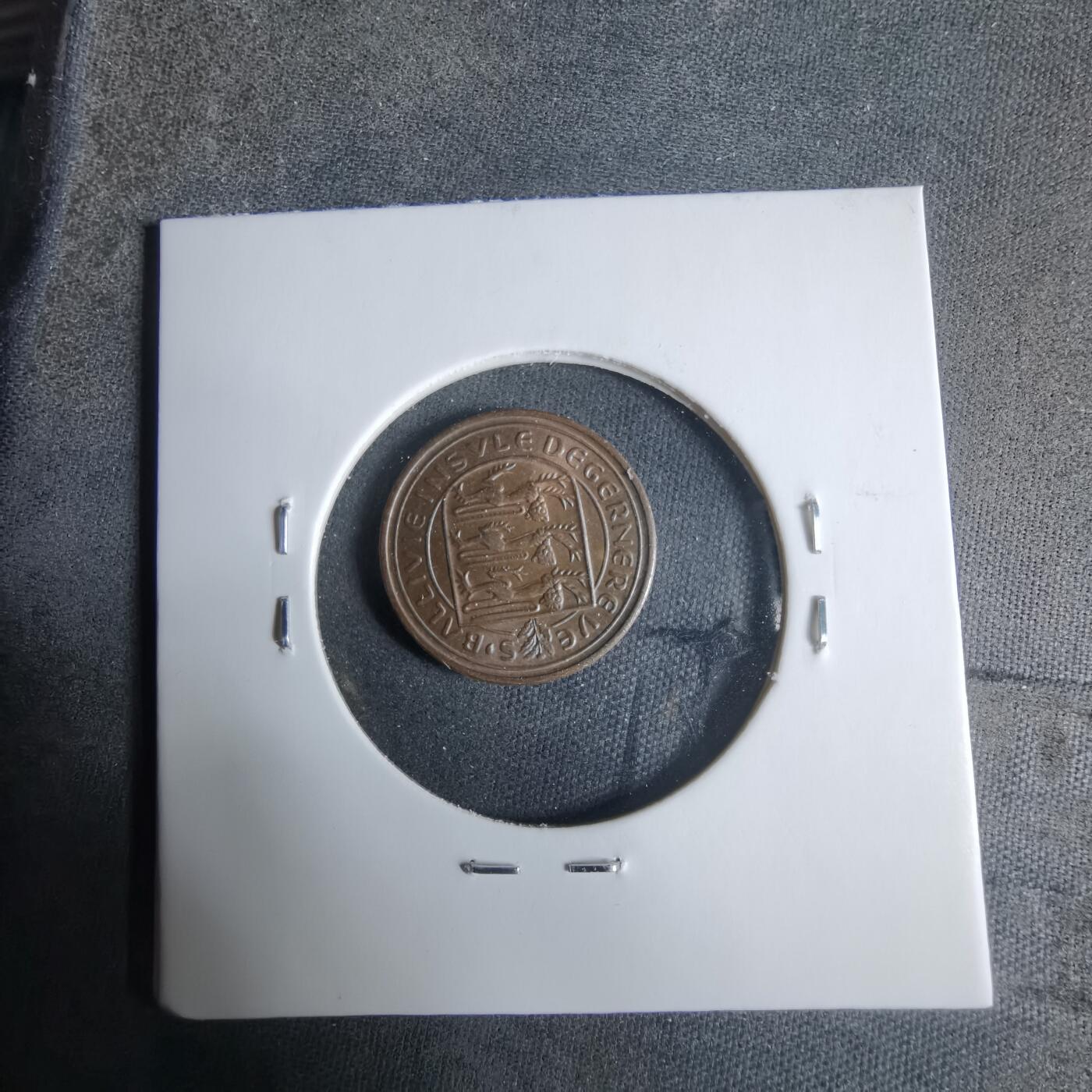 沼泽如烟--第921场 根西1971年半便士