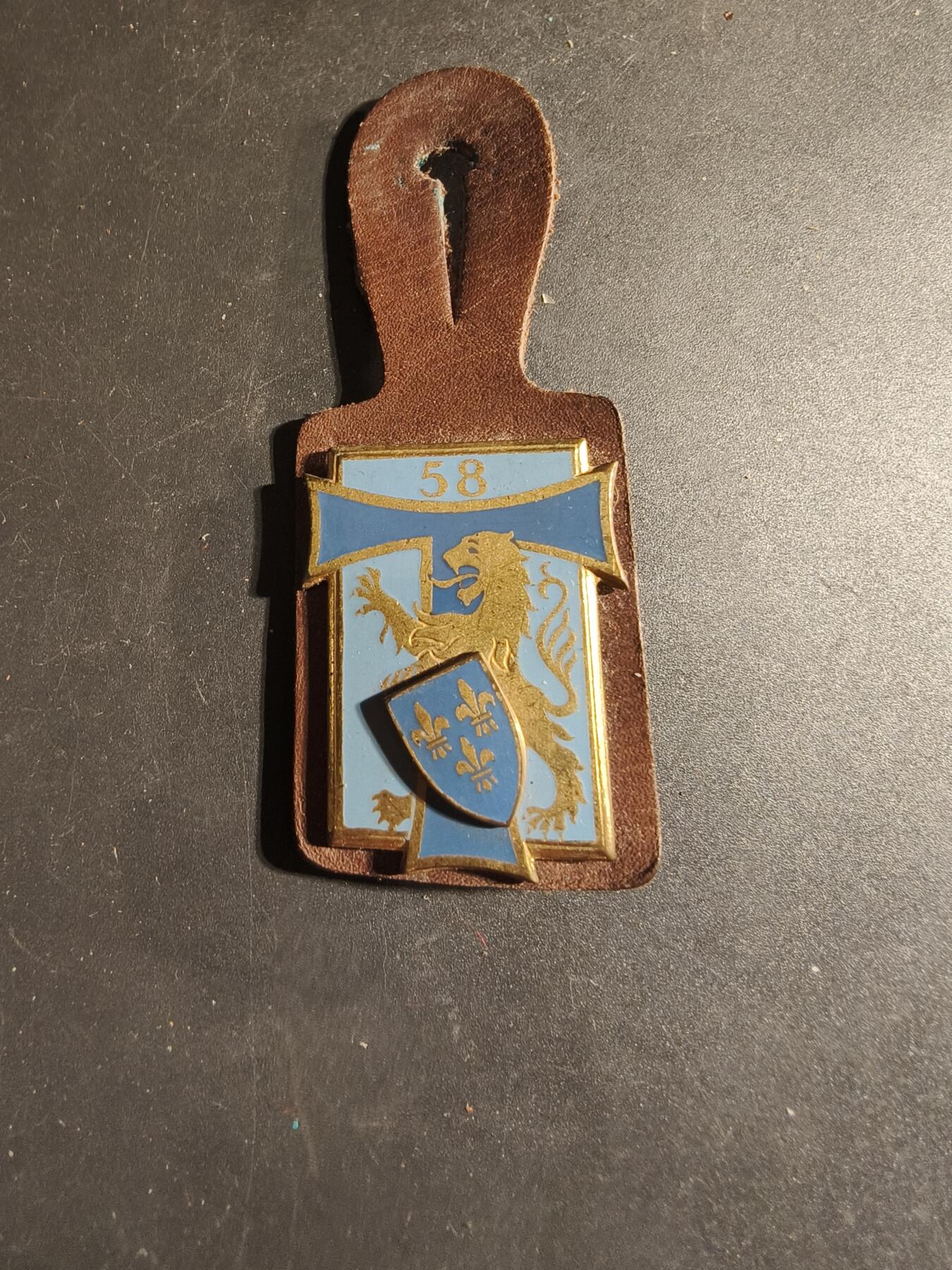 老王徽章第168期 法国第58通信团证章