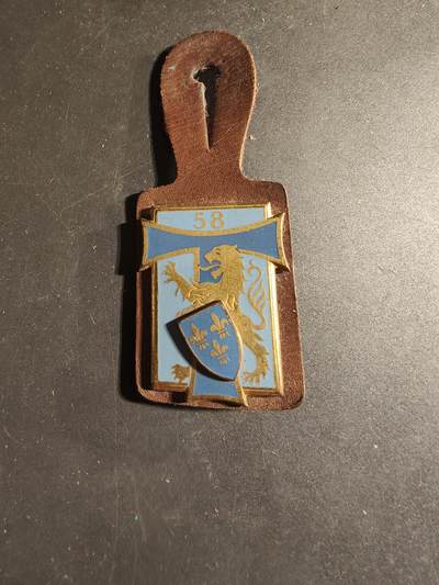 老王徽章第168期 - 法国第58通信团证章