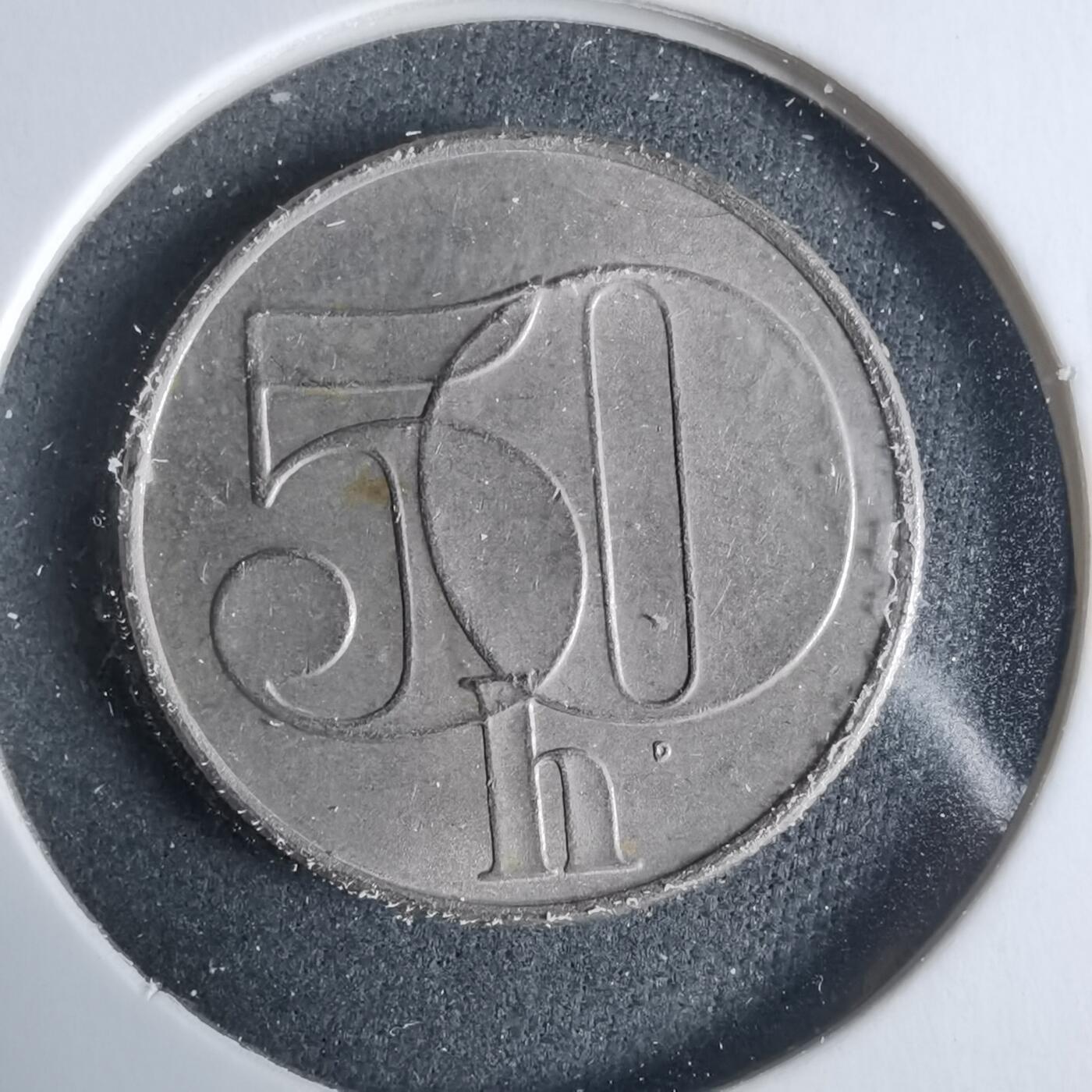 沼泽如烟--第921场 捷克斯洛伐克1991年50赫勒