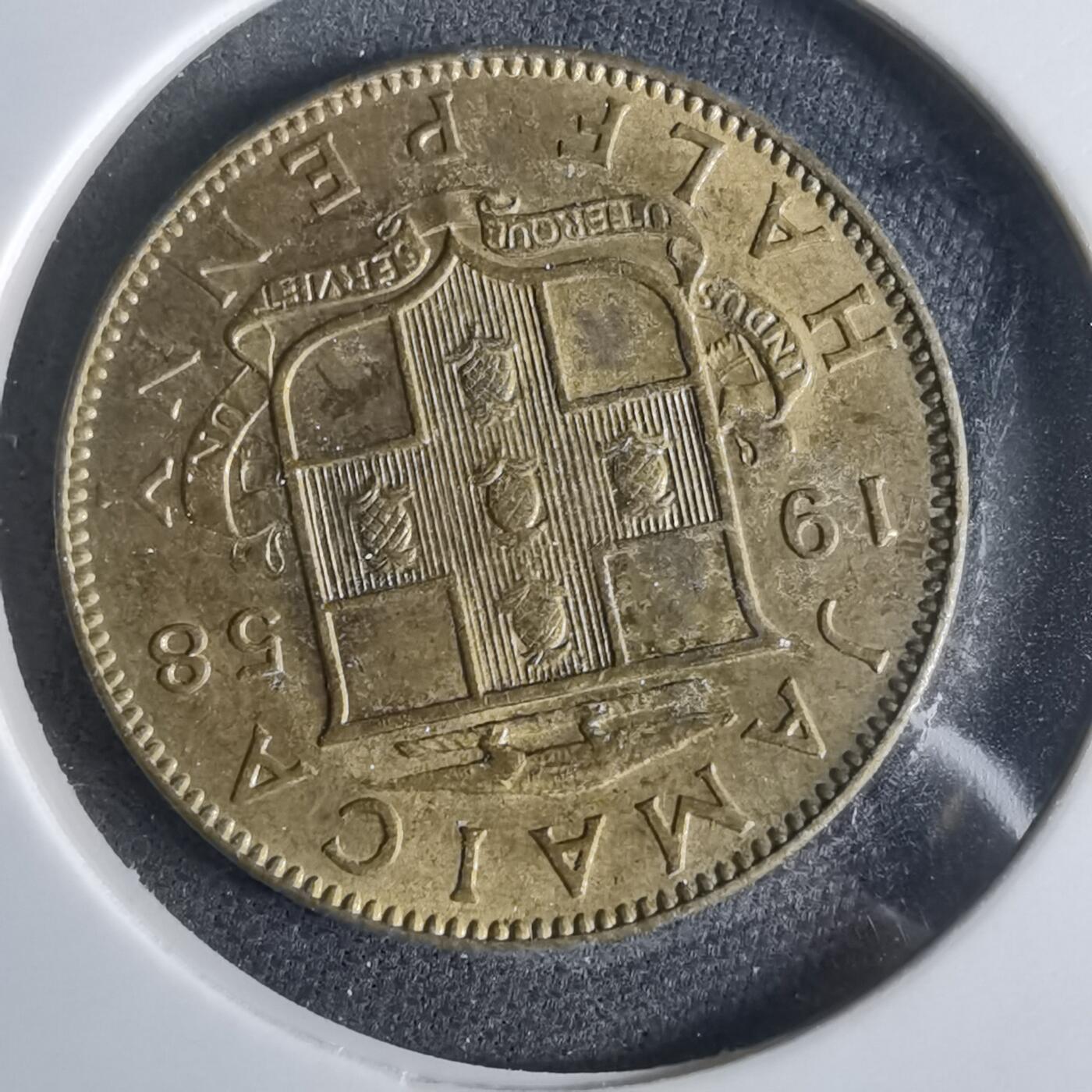 沼泽如烟--第921场 牙买加1958年半便士