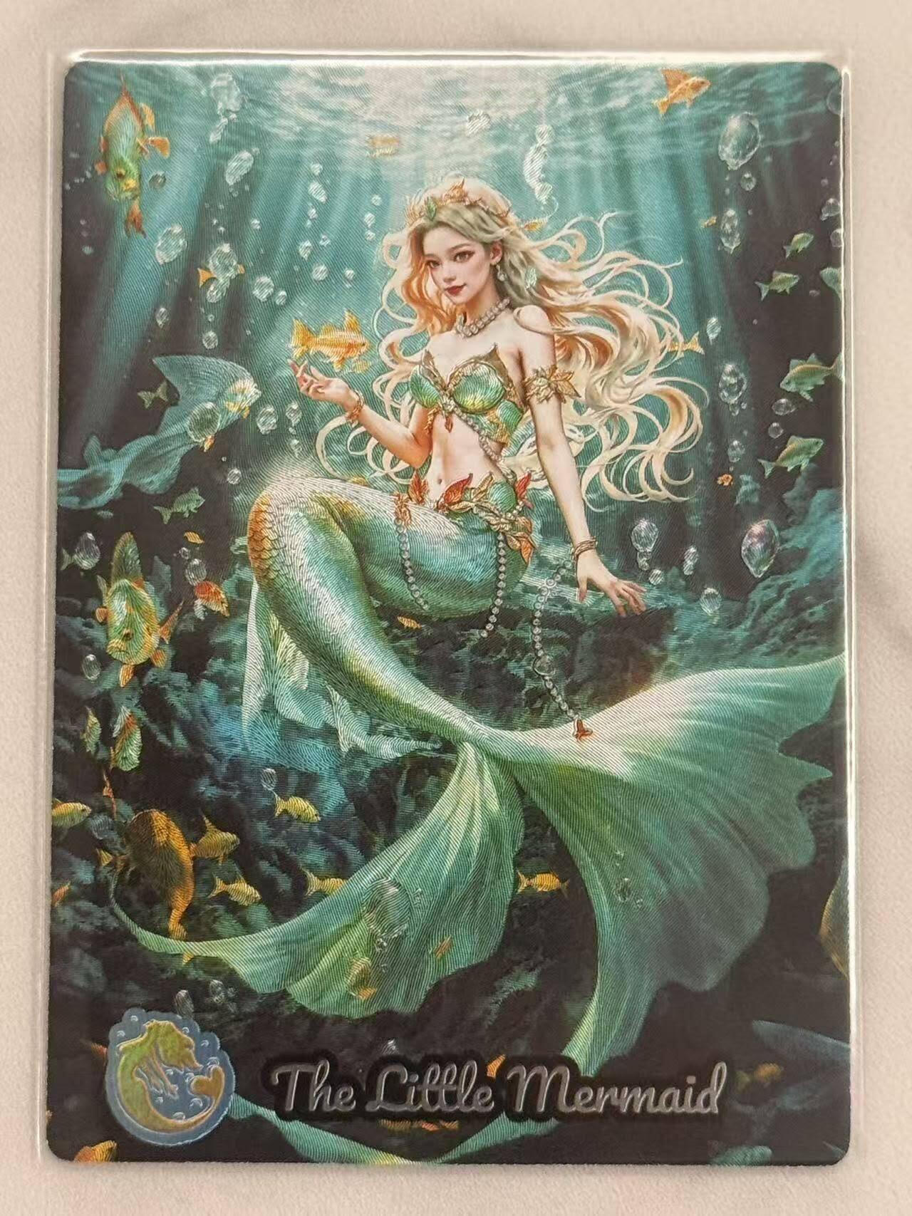 龙虎卡牌六六场 （无佣金，周六结拍，欢迎送拍） 粗闪卡 奇点 小美人鱼