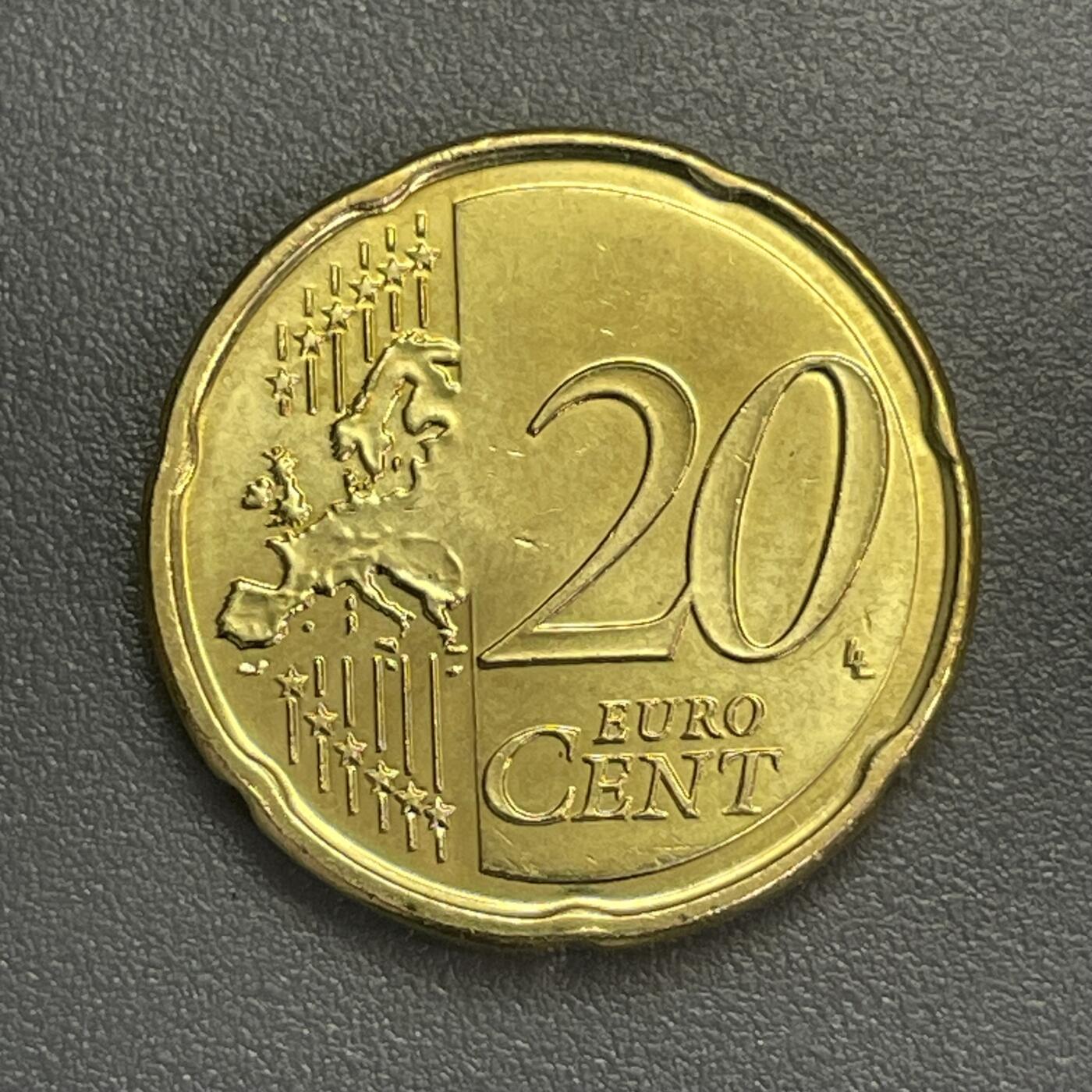 回流1208 全新法国2024年新版20欧分 约瑟芬·贝克