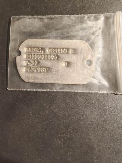 老王徽章第168期 - 美军狗牌    再洗礼会教派    50年代