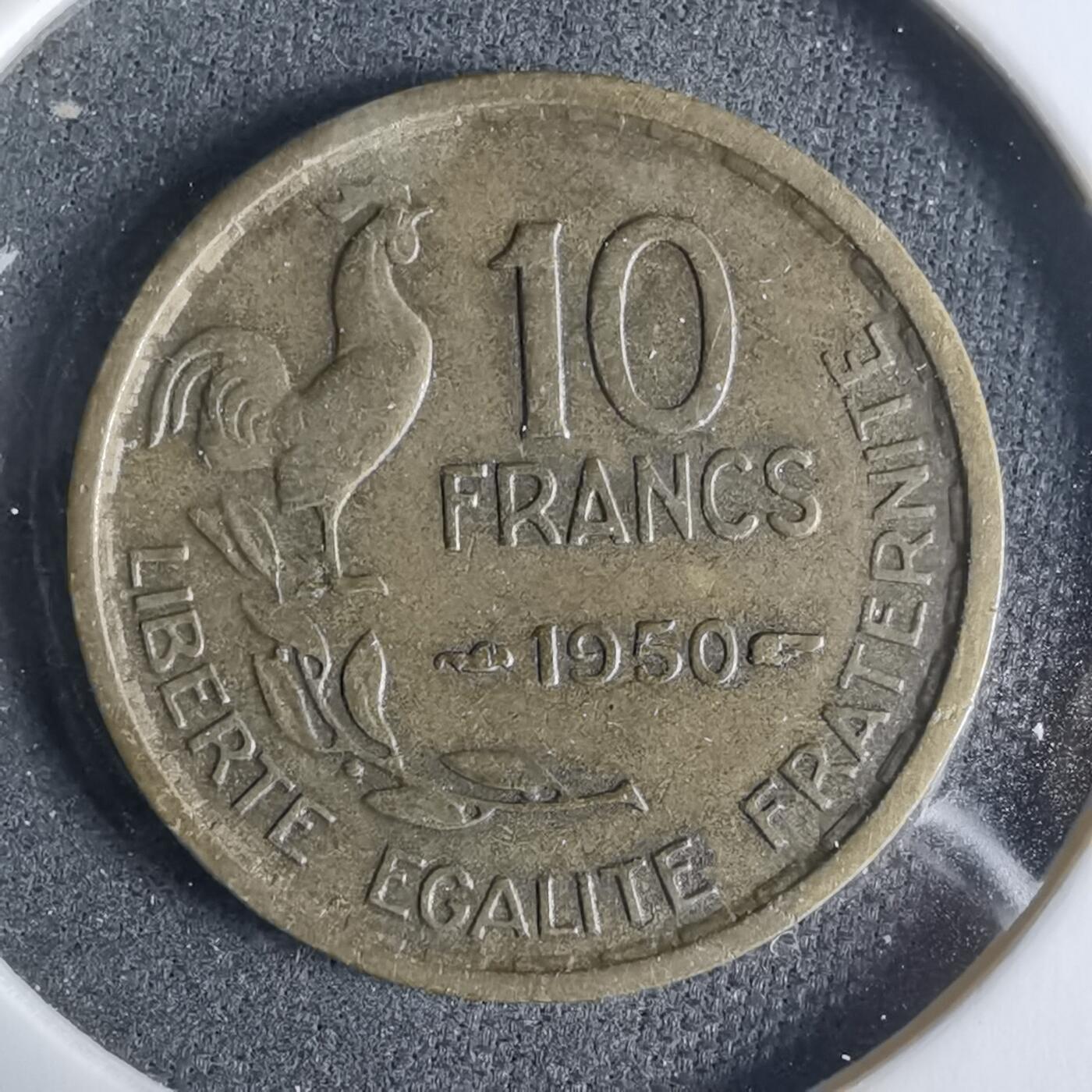 沼泽如烟--第921场 法国1950年十法郎