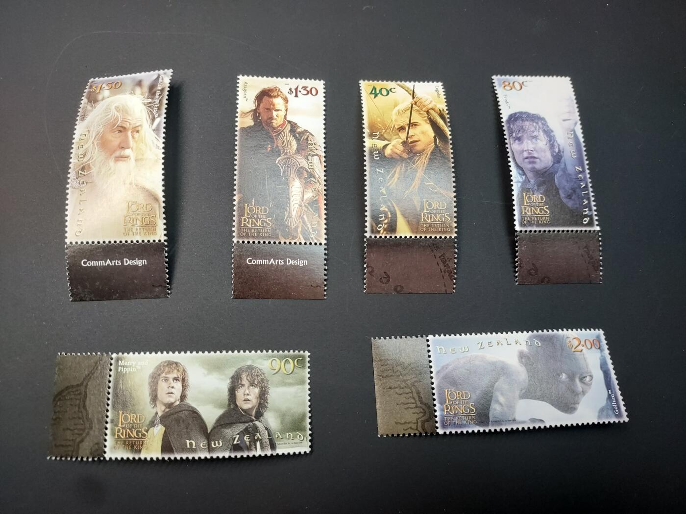 理想集藏 / 博彦收藏   12月10日 8点 邮票专场 全场包邮 新西兰 指环王邮票一套 全新