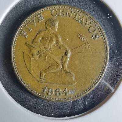 沼泽如烟--第921场 - 菲律宾1964年五分