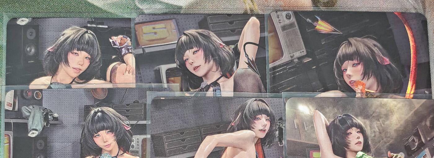 老板带我见世面，我给老板好拍场.零佣收拍第不知道多少期 cos卡六张（咬一口兔娘）