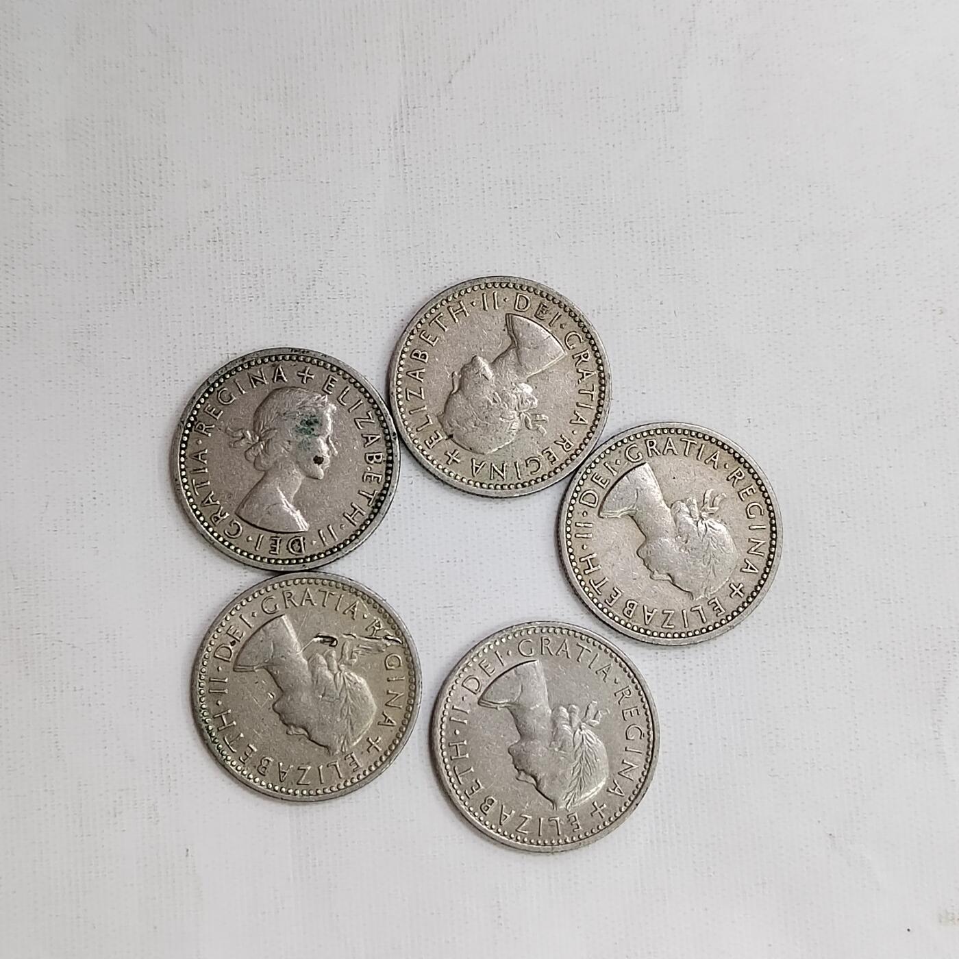 PCAI钱币 6-640  香港币与外币小专场 英国早期币