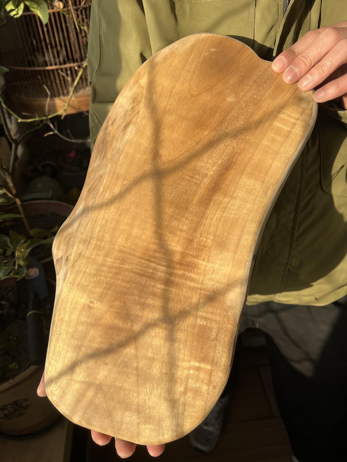 零元拍：金丝楠 茶盘，尺寸约：410/200/185/25MM，药香满鼻，未上漆上蜡