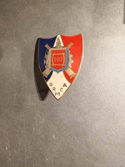 老王徽章第168期 - 法国第202弹药后勤大队证章