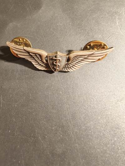 老王徽章第168期 - 美国空军军医技能章 925银 2英寸    梅耶厂