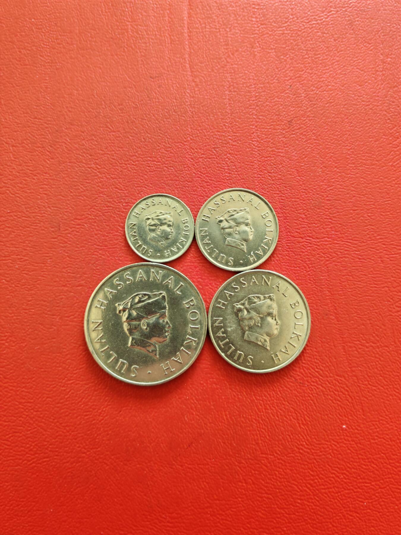 【云涧收藏】第八十二场 文莱5/10/20/50仙4枚