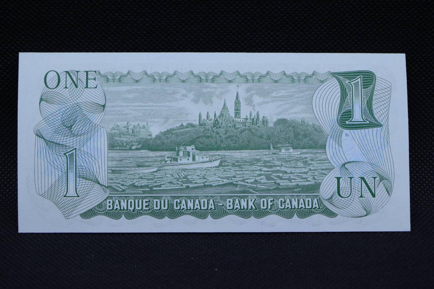 【淘币小摊】限时拍第八百二十一拍  纸币场  满百包邮可预留两周  周一统一发货   加拿大1973年1元纸币