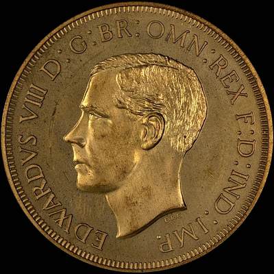 【雨安】【直播拍卖】【世界币章118期-裸币】2025-12-05 周五 19:30 保真 - [裸币各国] Cyprus 塞浦路斯 45皮阿斯特 1937年 爱德华八世