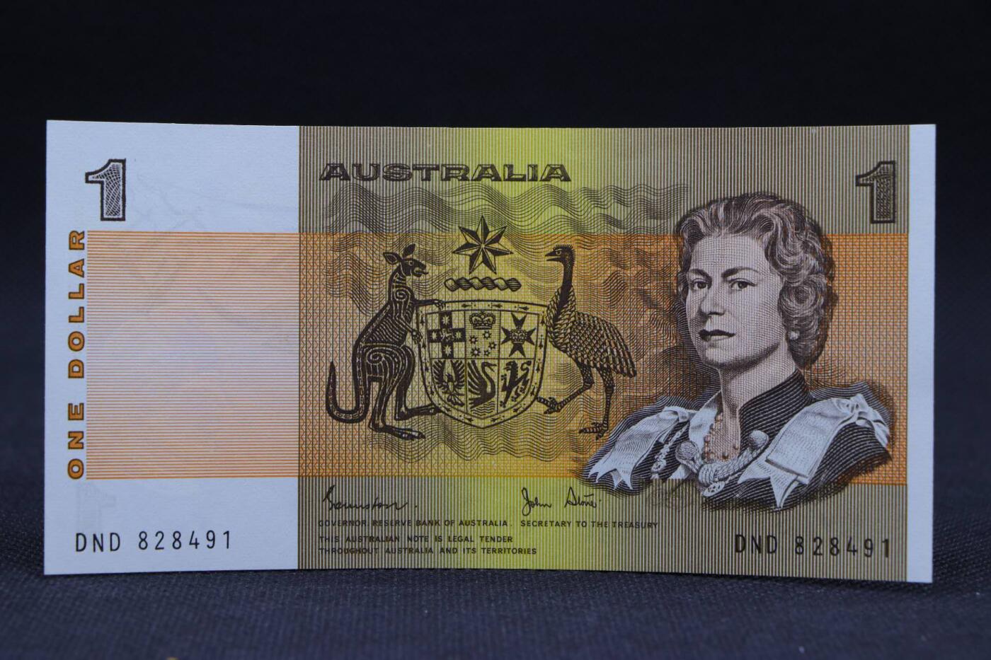 【淘币小摊】限时拍第八百二十一拍  纸币场  满百包邮可预留两周  周一统一发货   澳大利亚1元纸币