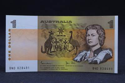 【淘币小摊】限时拍第八百二十一拍  纸币场  满百包邮可预留两周  周一统一发货  -  澳大利亚1元纸币