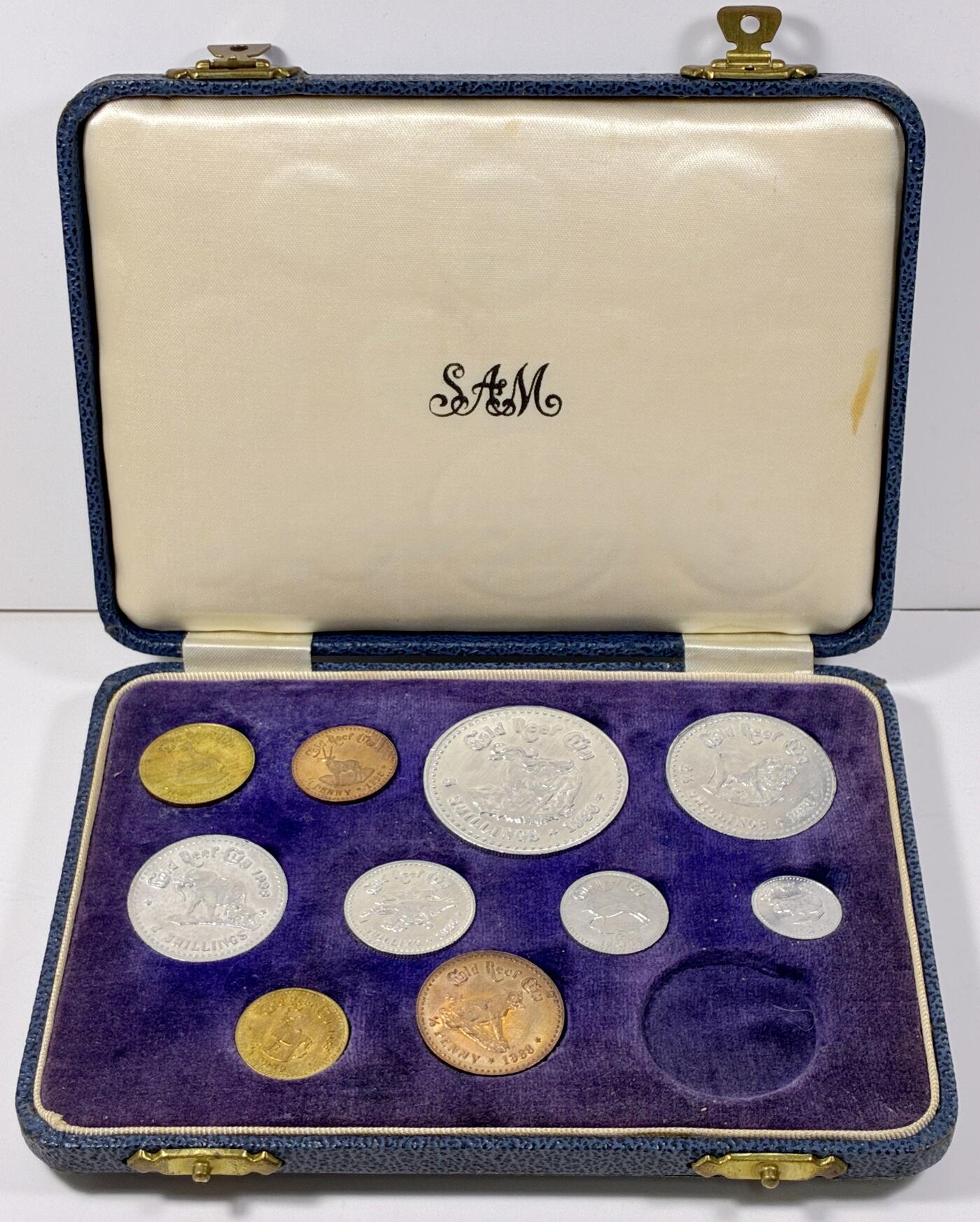 【雨安】【直播拍卖】【世界币章118期-裸币】2025-12-05 周五 19:30 保真 [现代套币] South Africa 南非 套币 1986年 缺1枚