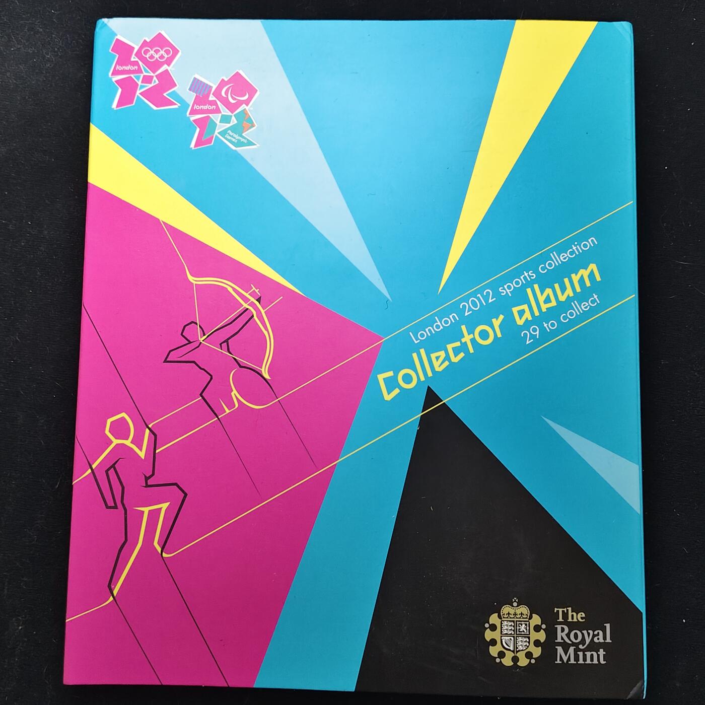【全场包邮】纯粹捡漏拍483场（免费代拍第20场） 英国2012年50便士伦敦奥运会纪念币官方29枚卡装全套