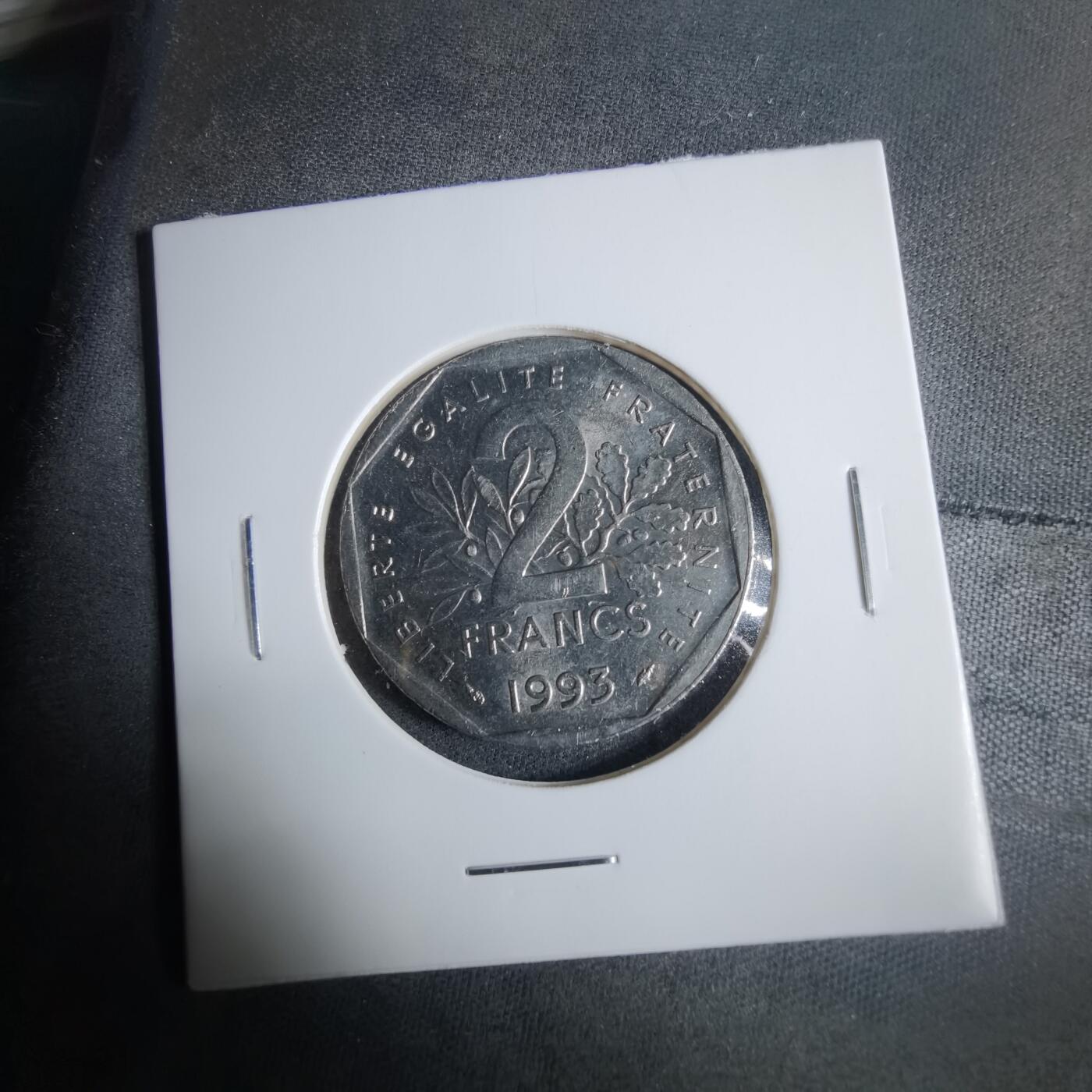 沼泽如烟--第921场 法国1993年2法郎纪念币