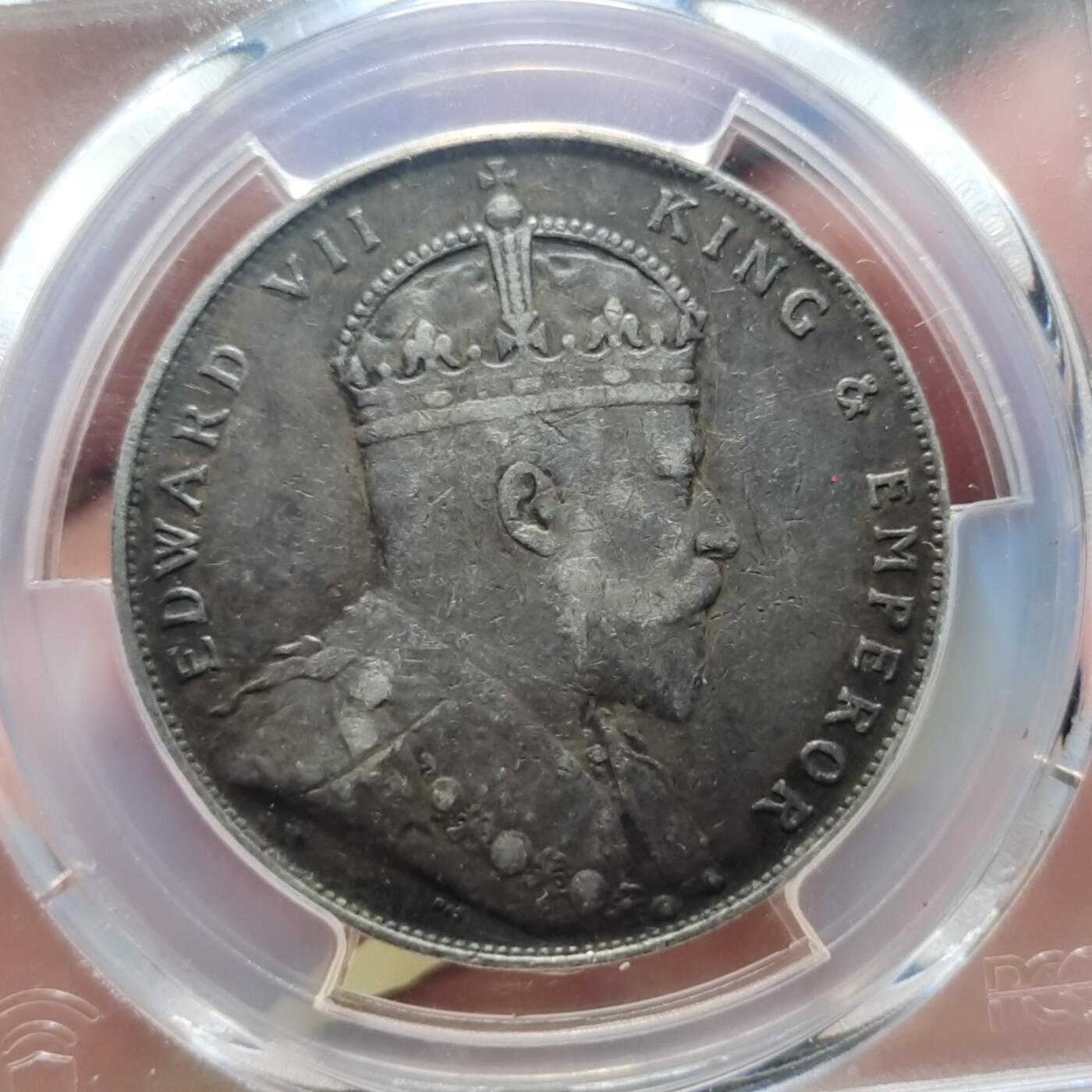 中外钱币第六场 PCGS-XF40英属海峡1907年一元