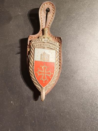 老王徽章第168期 - 法国军事管理学校证章